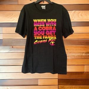 Cobra‎ Kai Black Graphic Tee sz Med NWT